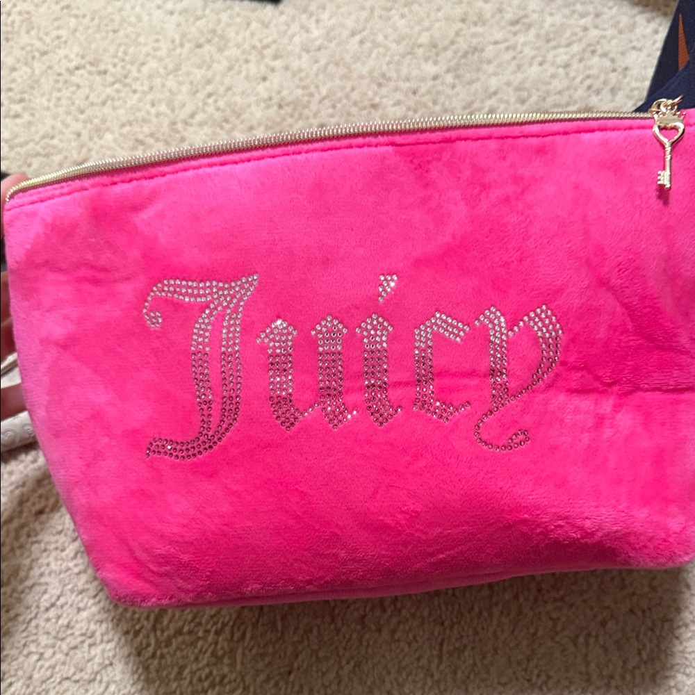Juicy Couture Vibrant Pink Cosmetic Bag